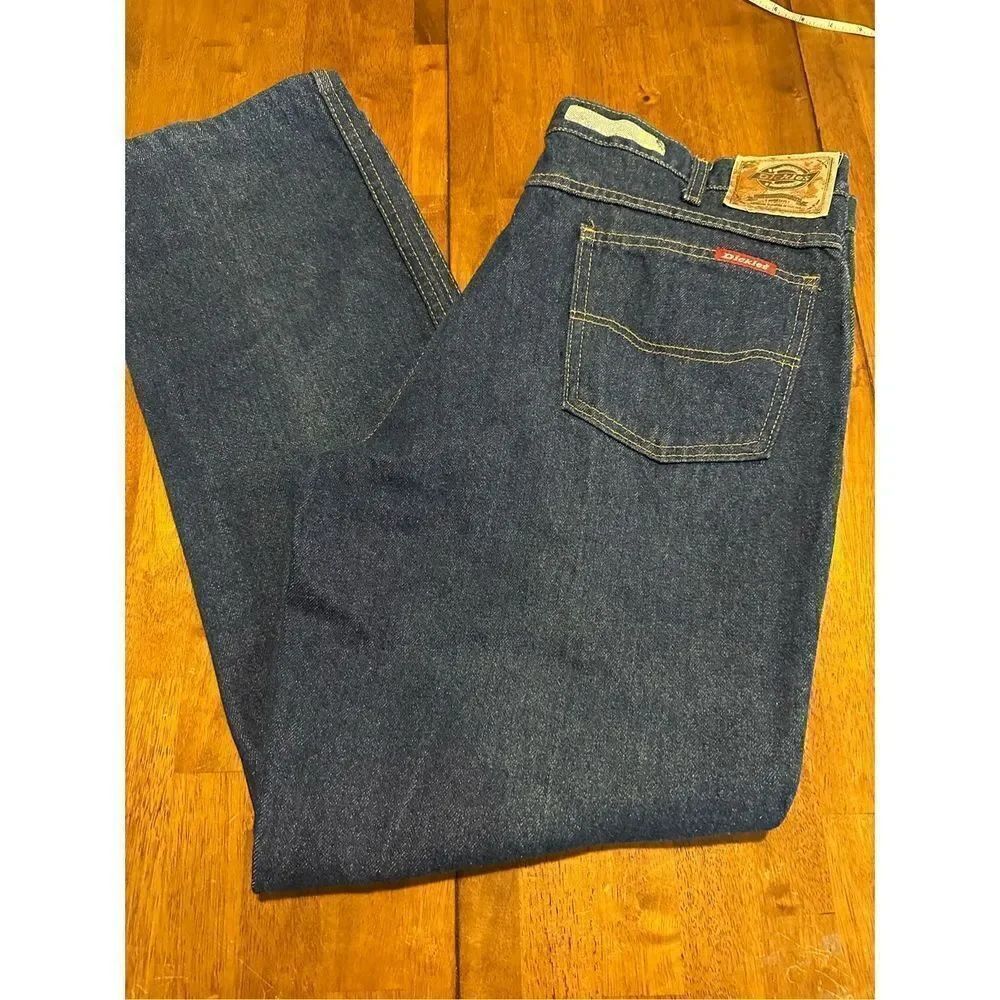 Vintage Dickies Mens Jeans Straight Relaxed Fit Tagged 38x34 Tailored to 38x31